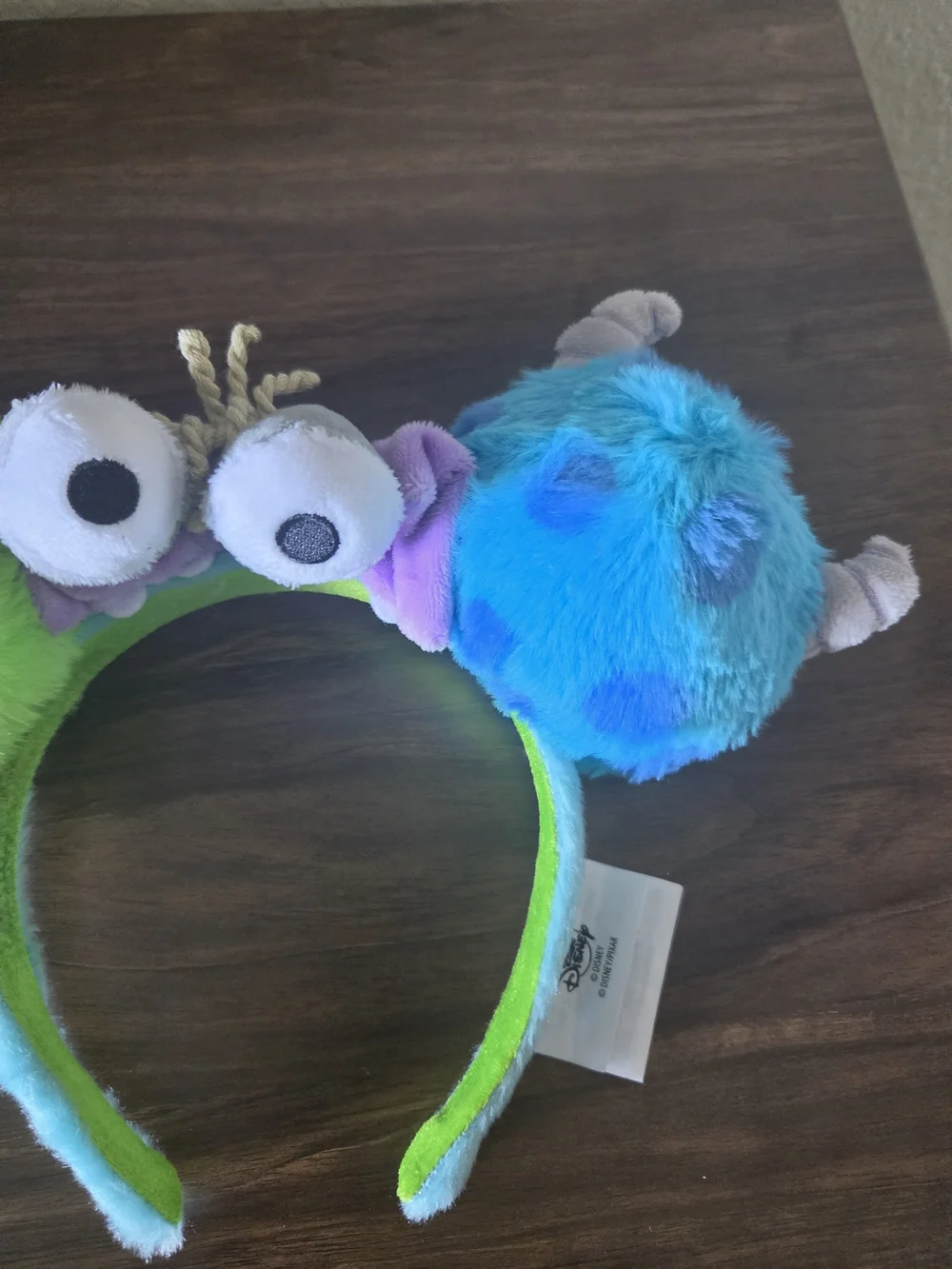 Disney Parks 2025 Monsters, Inc. Mike Sulley Boo Plush Ear Ears Headband